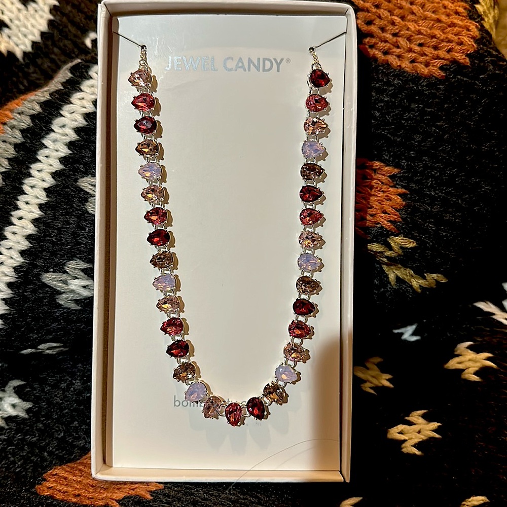 Bomb party jewel candy necklace